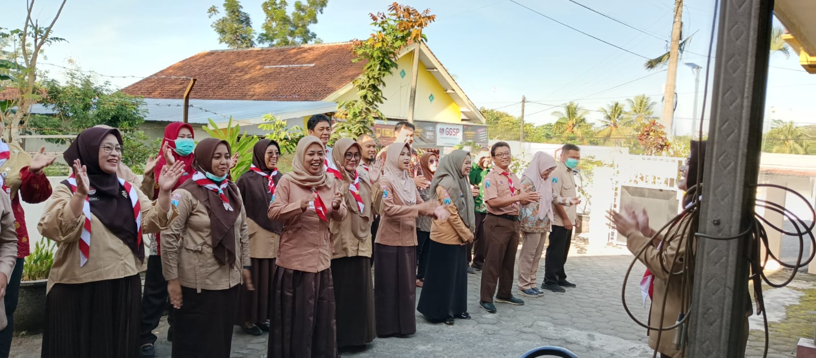 PERINGATAN HARI PRAMUKA Ke - 64 di UPTD PUSKESMAS TUNJUNG 