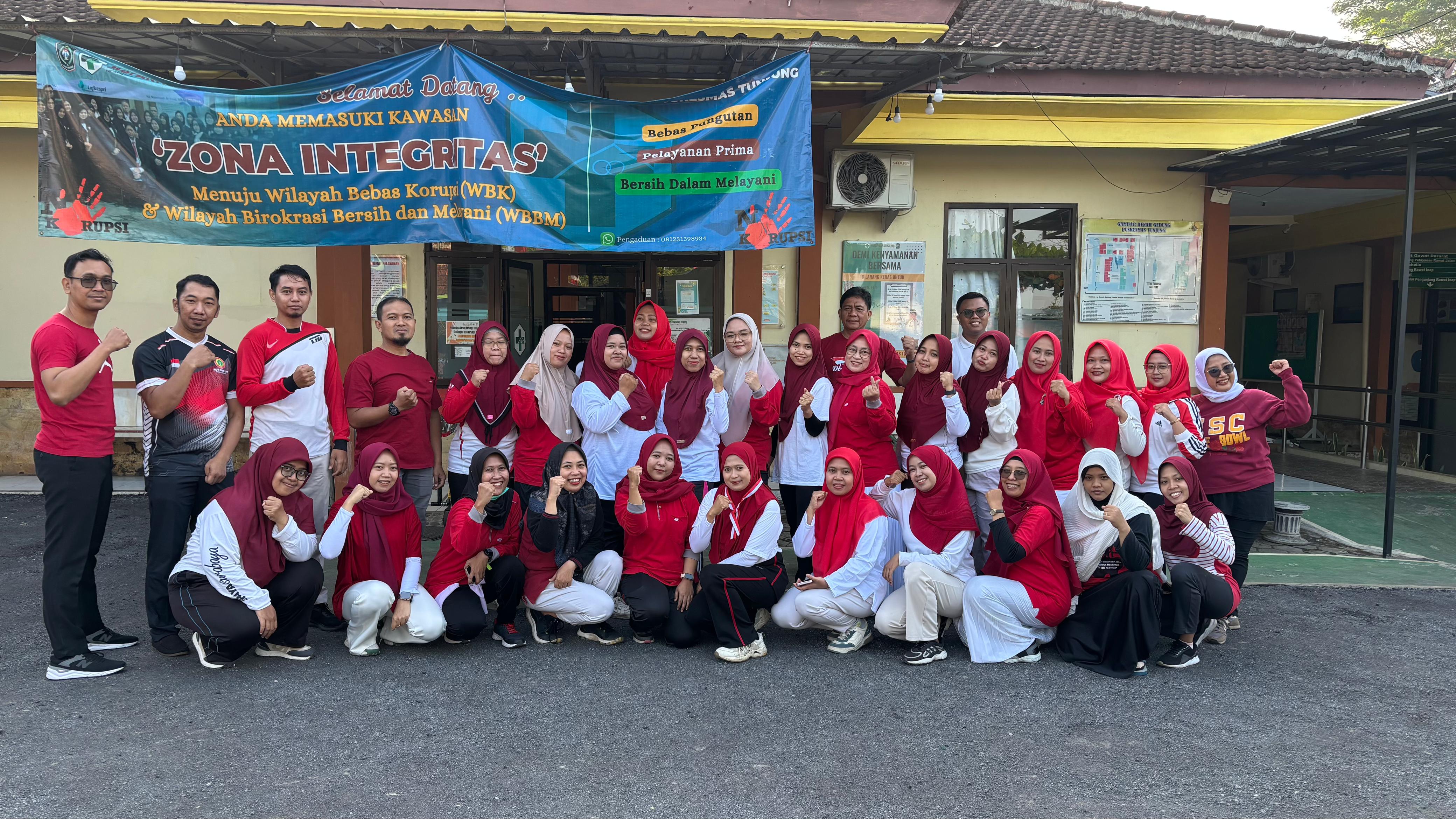 SEMARAK HUT RI Ke-80, UPTD PUSKESMAS TUNJUNG 